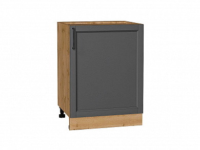 Шкаф нижний с 1-ой дверцей Сканди 816*600*480 Stormy Silkwood / Дуб Вотан