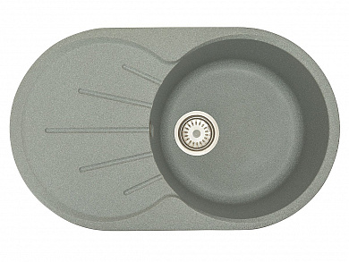 Мойка врезная Vivat 734619 1Ч1К 190*735*460 Серый