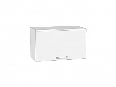 Шкаф верхний горизонтальный Квадро 358*600*321 Белый / Белый