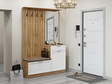 Стиль-02 2090*1400*380 White Silkwood