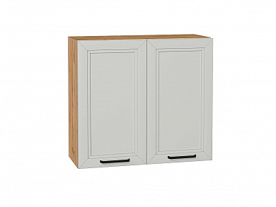 Шкаф верхний с 2-мя дверцами Нео 716*800*320 Grey Silk / Дуб Вотан