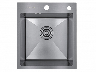 Мойка врезная 434820/0,8 1Ч 200*430*480 Графит