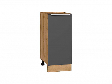 Шкаф нижний с 1-ой дверцей Фьюжн 816*350*480 Stormy Silk / Дуб Вотан