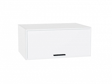 Шкаф верхний горизонтальный глубокий Фрейм 358*800*580 White Silk / Белый