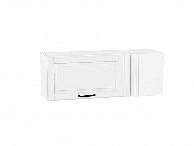 Шкаф верхний прямой угловой горизонтальный Дублин 358*1000*350 Special White / Белый