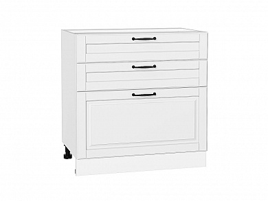 Шкаф нижний с 3-мя ящиками Дублин 816*800*478 Special White / Белый