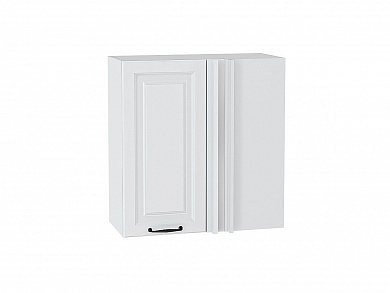 Шкаф верхний прямой угловой Ницца 716*700*345 Blanco / Белый
