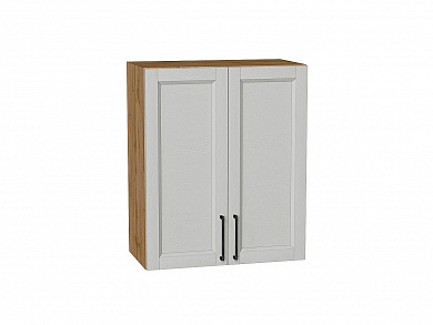 Шкаф верхний с 2-мя дверцами Сканди 716*600*320 Grey Silkwood / Дуб Вотан