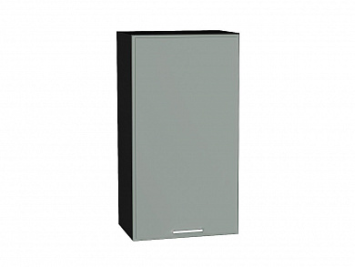 Шкаф верхний с 1-ой дверцей Квадро 920*500*321 Аквамарин / Graphite