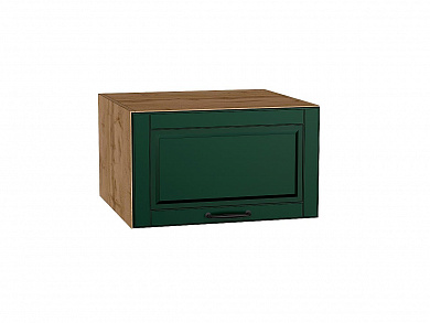 Шкаф верхний горизонтальный глубокий Дублин 358*600*574 Special Green / Дуб Вотан