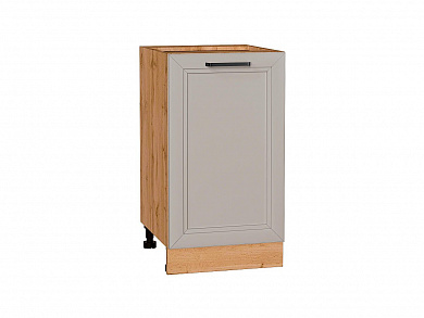 Шкаф нижний с 1-ой дверцей Нео 816*450*480 Clay Silk / Дуб Вотан