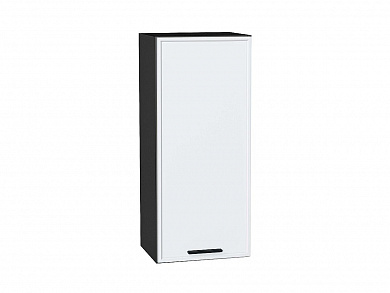 Шкаф верхний с 1-ой дверцей Фрейм 920*400*324 White Silk / Graphite