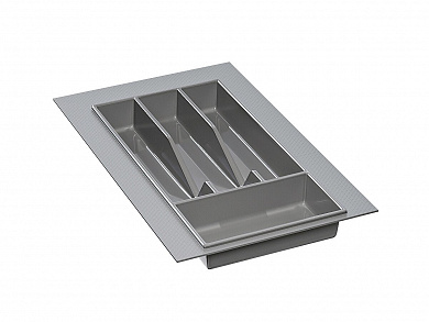 Лоток для столовых приборов 45*290*490 Серый