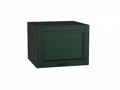 Шкаф верхний горизонтальный глубокий Дублин 458*600*576 Special Green / Graphite