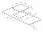 Индукционная варочная поверхность LEX EVI 431A 59*450*520 BL Черный