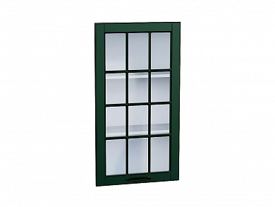Комплект фасадов Дублин со стеклом для каркаса Ф-35Н В509 916*496*16 Special Green