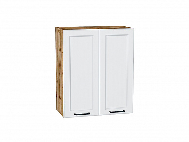Шкаф верхний с 2-мя дверцами Барселона 716*600*324 Белый / Дуб Вотан