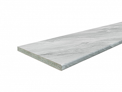 Столешница Hard-38U Прямая (упак.) 38*3050*600 Снежный мрамор
