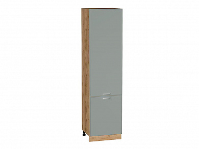 Шкаф пенал с 2-мя дверцами Квадро 2336*600*577 Аквамарин / Дуб Вотан