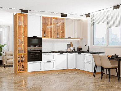 Нео-04 2340*3200/1800*600 Cream Silk/White Silk