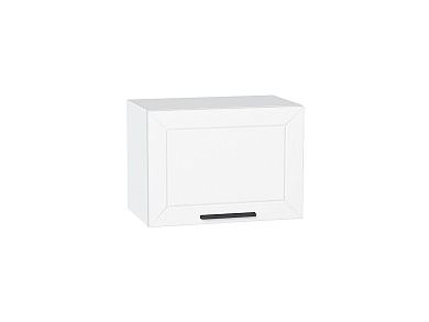 Шкаф верхний горизонтальный Глетчер 358*500*318 Айленд Силк / Белый