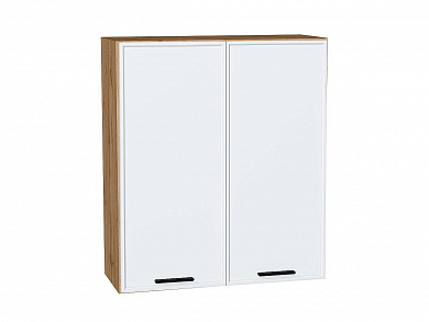 Шкаф верхний с 2-мя дверцами Фрейм 920*800*324 White Silk / Дуб Вотан