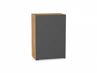 Шкаф верхний с 1-ой дверцей Фьюжн 716*500*320 Stormy Silk / Дуб Вотан