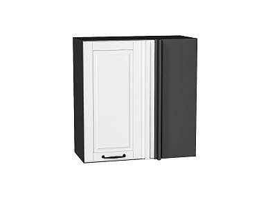 Шкаф верхний прямой угловой Дублин 716*700*345 Special White / Graphite