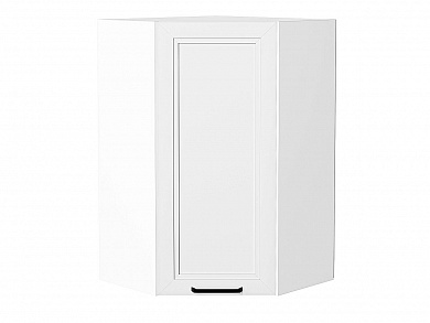 Шкаф верхний угловой Нео 920*600*600 White Silk / Белый