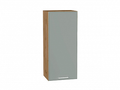 Шкаф верхний с 1-ой дверцей Квадро 920*400*321 Аквамарин / Дуб Вотан