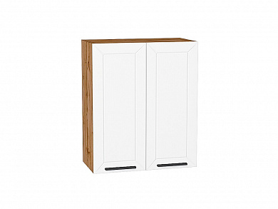 Шкаф верхний с 2-мя дверцами Глетчер 716*600*318 Айленд Силк / Дуб Вотан