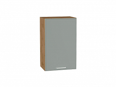 Шкаф верхний с 1-ой дверцей Квадро 716*450*321 Аквамарин / Дуб Вотан