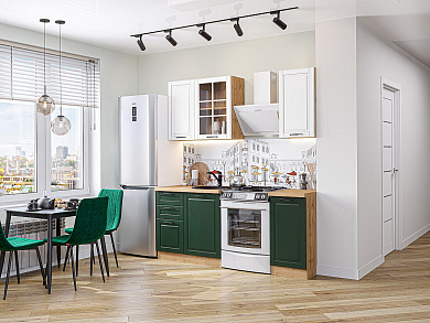 Дублин-04 2140*1300*600 Special White/Special Green