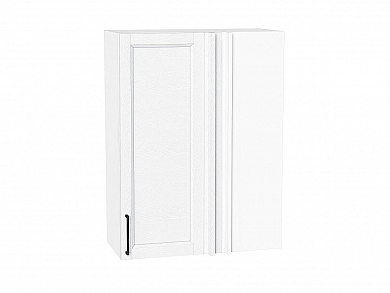 Шкаф верхний прямой угловой Сканди 920*700*345 White Silkwood / Белый