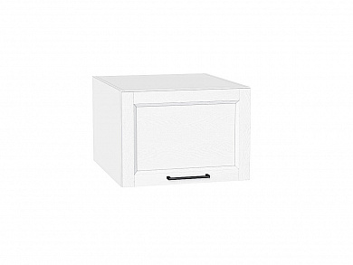 Шкаф верхний горизонтальный глубокий Сканди 358*500*576 White Silkwood / Белый