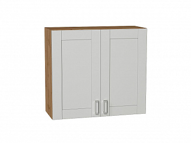 Шкаф верхний с 2-мя дверцами Лофт 716*800*320 Grey Silk / Дуб Вотан