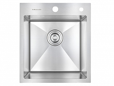 Мойка врезная 434820/0,8 1Ч 200*430*480 Сатин