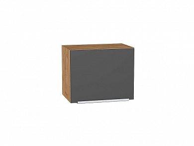 Шкаф верхний горизонтальный Фьюжн 358*450*320 Stormy Silk / Дуб Вотан