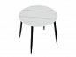 Стол Uni-Form-R.2B 800*800*750 SBlack/White Matt Marble