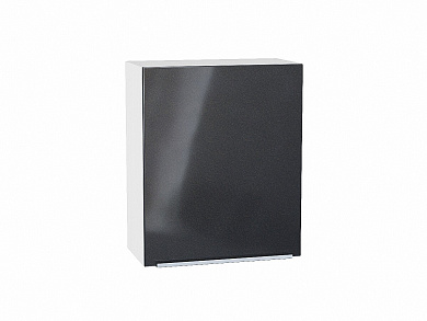 Шкаф верхний с 1-ой дверцей Фьюжн 716*600*320 Anthracite / Белый