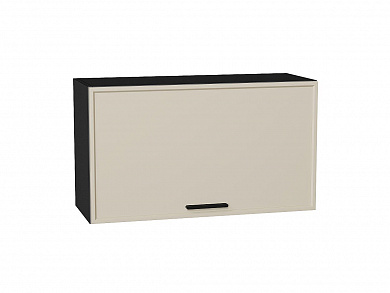 Шкаф верхний горизонтальный Фрейм 458*800*324 Cream Silk / Graphite