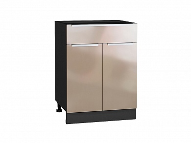 Шкаф нижний с 2-мя дверцами и ящиком Фьюжн 816*600*480 Gallant / Graphite