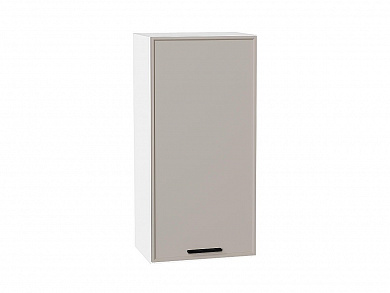 Шкаф верхний с 1-ой дверцей Фрейм 920*450*324 Clay Silk / Белый