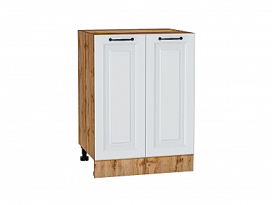 Шкаф нижний с 2-мя дверцами Ницца 816*600*478 Blanco / Дуб Вотан
