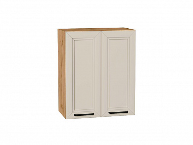 Шкаф верхний с 2-мя дверцами Нео 716*600*320 Cream Silk / Дуб Вотан