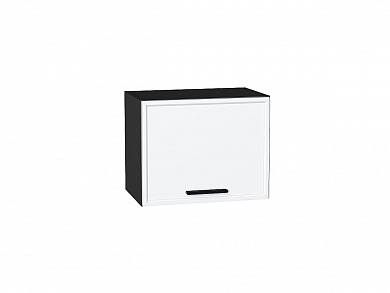 Шкаф верхний горизонтальный Фрейм 358*450*324 White Silk / Graphite