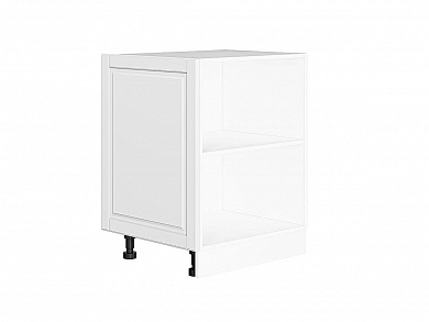Фасад боковой Дублин для нижнего шкафа 716*573*16 Special White