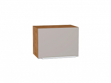 Шкаф верхний горизонтальный Фьюжн 358*500*320 Clay Silk / Дуб Вотан