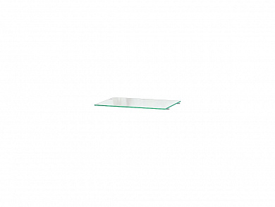 Полка из закаленного стекла для верхнего шкафа 5*368*290 Прозрачный