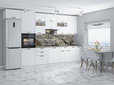 Фрейм-04 2340*3600*600 White Silk